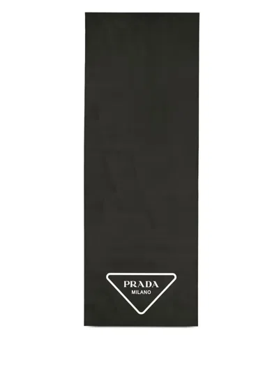 Prada Logo-print Travel Mat In Black