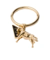 Prada Logo Ring In Gold