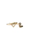 Prada Logo Ring In Golden