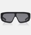 Prada Logo Shield Sunglasses In White