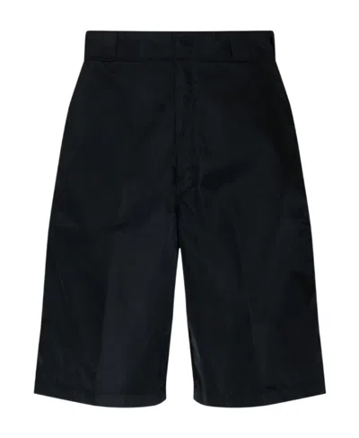Prada Logo Shorts In Black