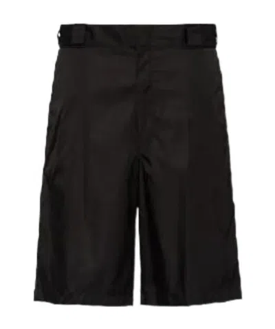 Prada Logo Shorts In Black