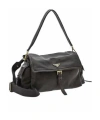 Prada Logo Shoulder Bag In Brown