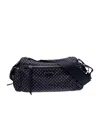 Prada Re-nylon Bag With Studs In Black