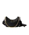 Prada Re-edition 2005 Saffiano Leather Shoulder Bag In Black