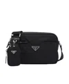 Prada Womens Black Re-nylon Recycled-nylon Shoulder Bag In Black