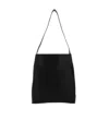 Prada Logo Shoulder Bag In Black