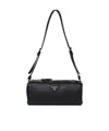 Prada Bowling Shouder Bag In Black