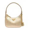 Prada Re-edition 2005 Shoulder Bag In Nude