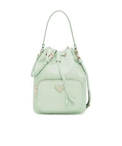 PRADA PRADA DUET BUCKET SHOULDER BAG