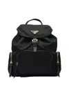 Prada Re-nylon Backpack In Black