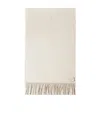 Prada Logo Silk And Cashmere Scarf In Color