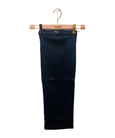 Prada Logo Skirt In Black