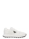 Prada White Nylon And Leather Prax 2.0 Sneakers In White