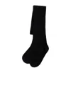 Prada Logo Socks In Black