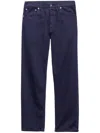 Prada Men Straight Leg Tapered Jeans In Blue