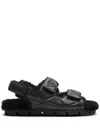 Prada Sandalen Mit Dicker Sohle In Black