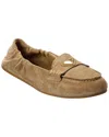 Prada Logo Suede Loafer