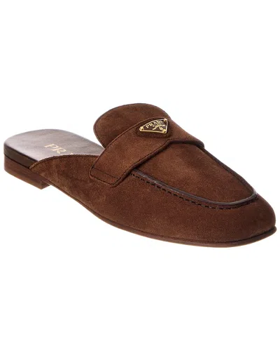 Prada Mules In Brown