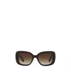 Prada Logo Sunglasses In Black