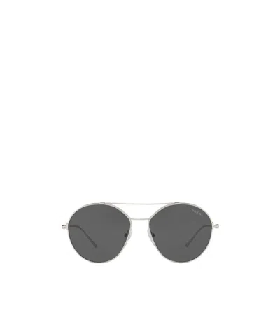 Prada Logo Sunglasses In Black