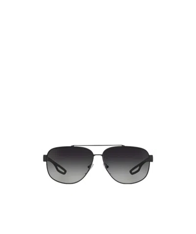 Prada Logo Sunglasses In Black