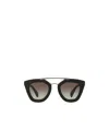 Prada Logo Sunglasses In Black