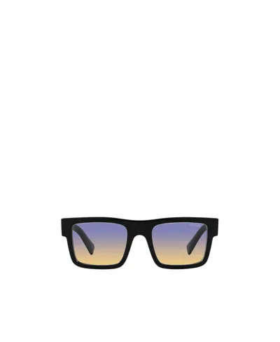 Prada Logo Sunglasses In Black