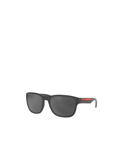 Prada Logo Sunglasses In Black