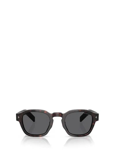 Prada Eyewear Square Frame Sunglasses In Black