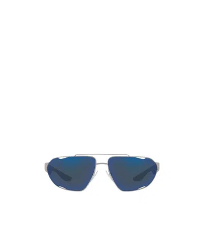 Prada Logo Sunglasses In Blue