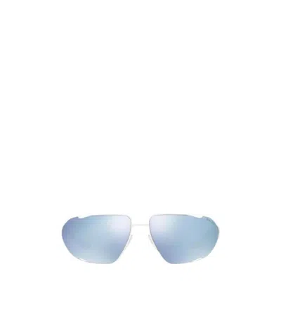 Prada Logo Sunglasses In Blue