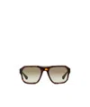 Prada Logo Sunglasses In Brown