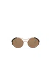 Prada Logo Sunglasses In Brown
