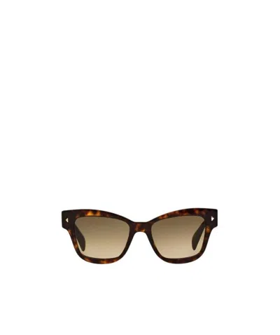 Prada Logo Sunglasses In Brown