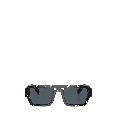 Prada Logo Sunglasses In Gray