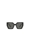 Prada Womens Black Pr 15ws Cat-eye Frame Acetate Sunglasses In Gray
