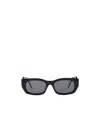 Prada Logo Sunglasses In Gray