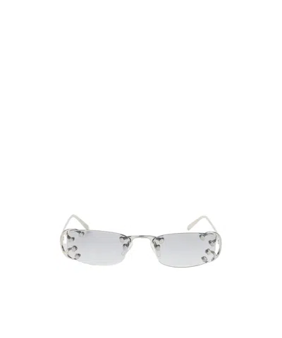 PRADA STUDDED RECTANGLE SUNGLASSES
