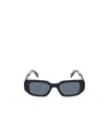 Prada Logo Sunglasses In Black