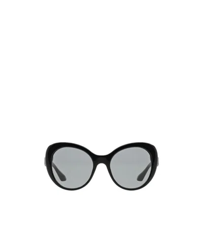 Prada Logo Sunglasses In Gray