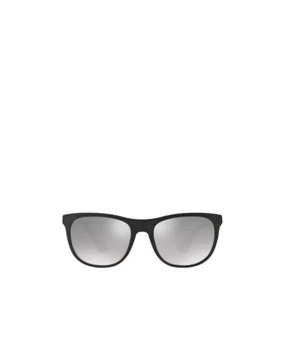 Prada Logo Sunglasses In Gray