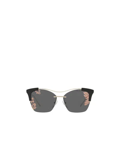 Prada Logo Sunglasses In Gray