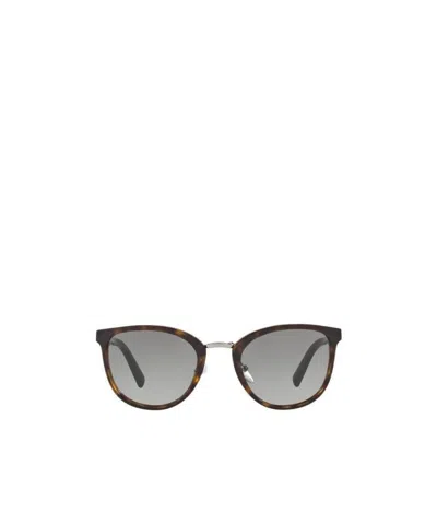 Prada Logo Sunglasses In Gray