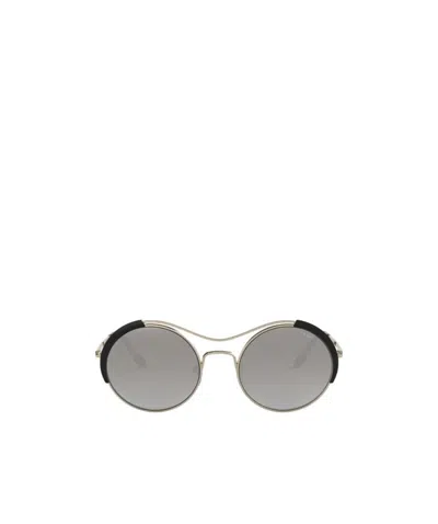 Prada Logo Sunglasses In Gray