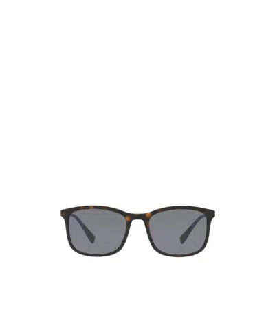 Prada Logo Sunglasses In Gray