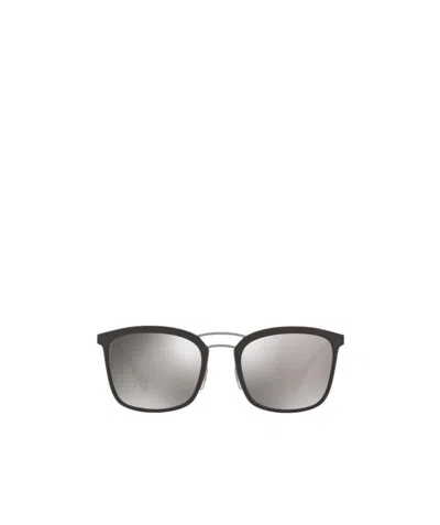 Prada Logo Sunglasses In Gray