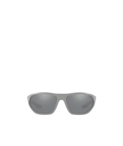 Prada Logo Sunglasses In Gray