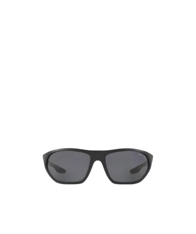 Prada Logo Sunglasses In Gray