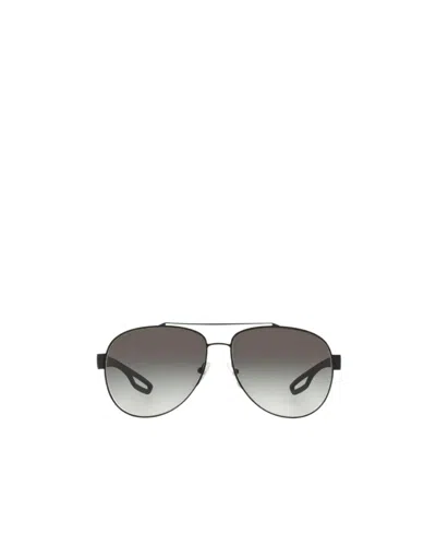 Prada Logo Sunglasses In Gray